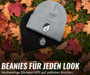 Farbige Beanies